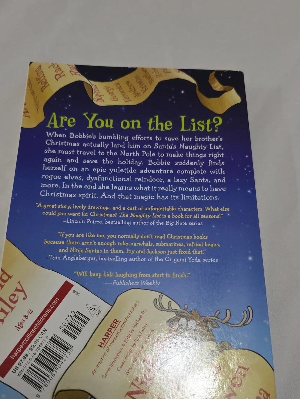 The Naughty List -Children's Book
